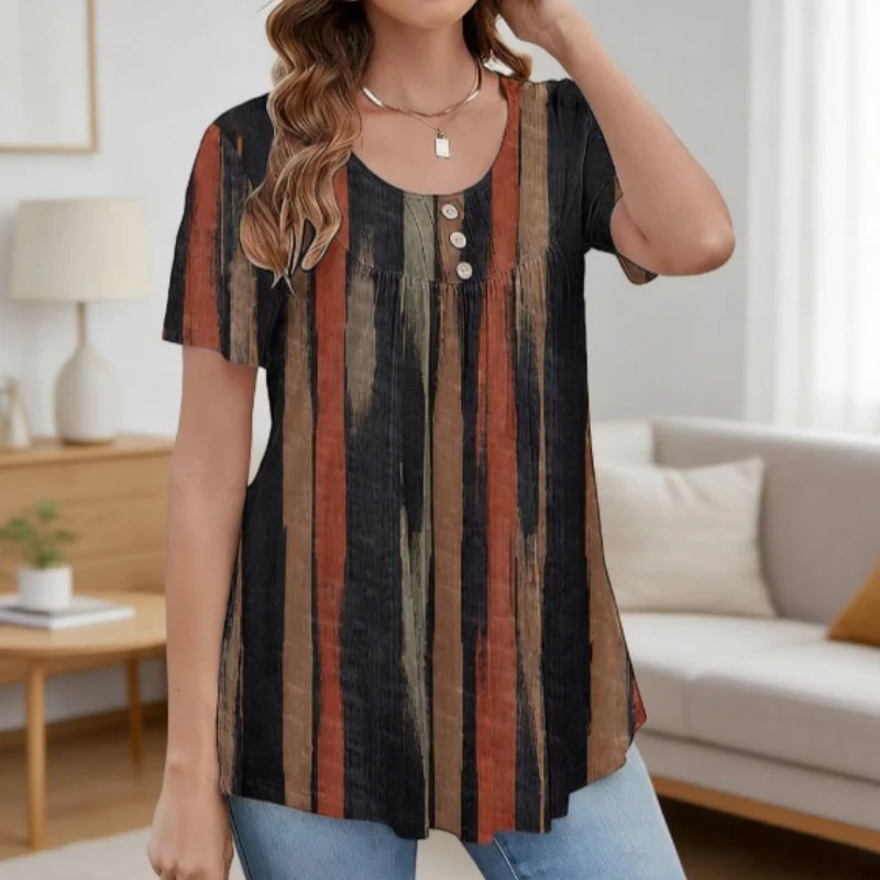 Vibrant Stripe Top
