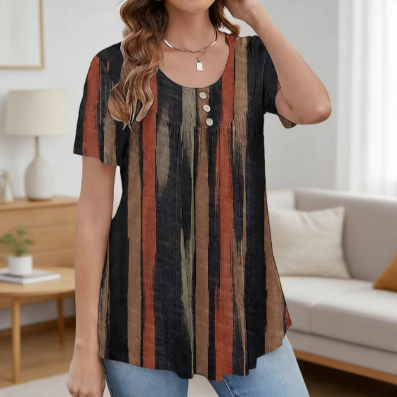 Vibrant Stripe Top