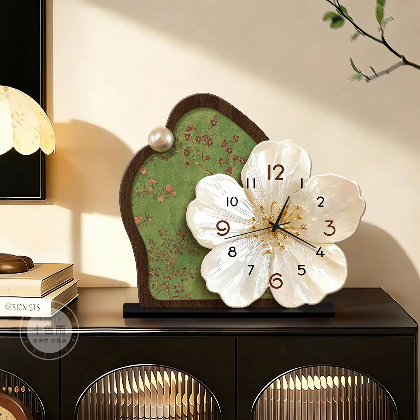 Vintage Botanical Clock Decoration