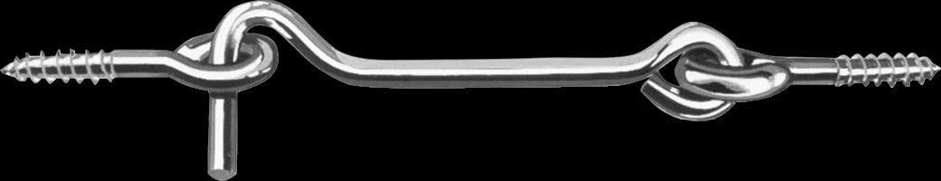 120mm Galvanized Steel Storm Hook with Concealed Screws