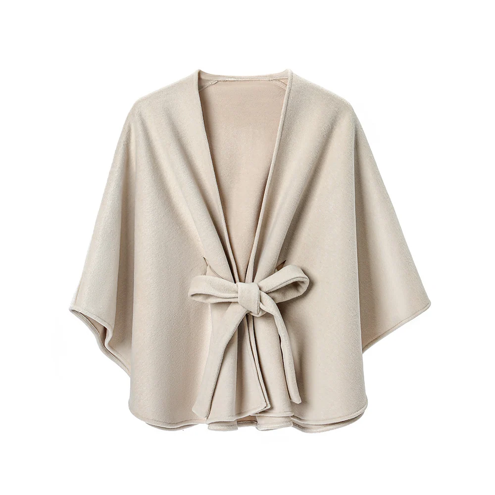 Warm Beige Shawl Wrap