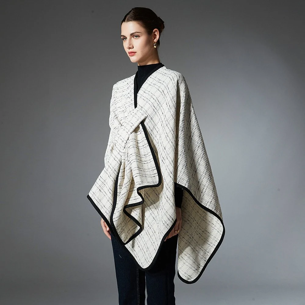 Warm Beige Shawl Wrap