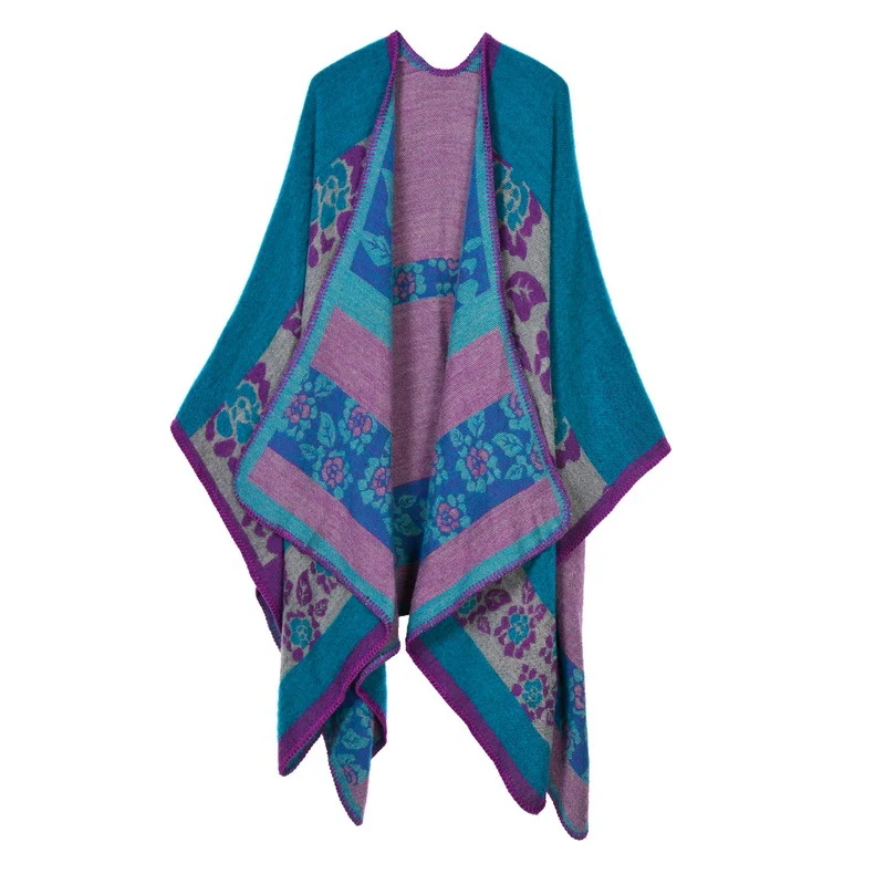 Warm Cashmere Shawl Cape