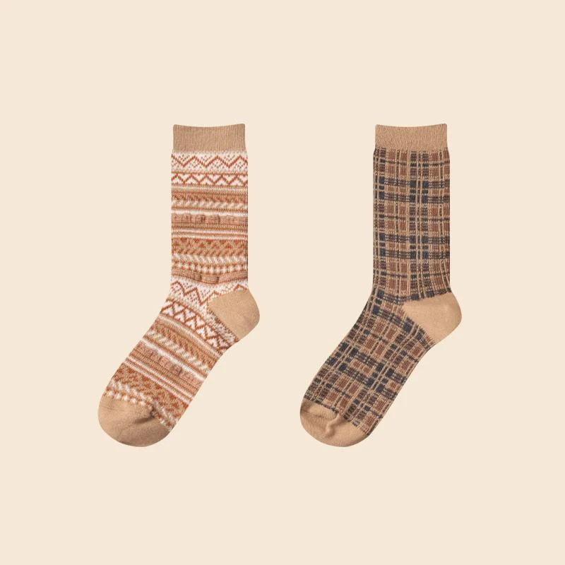 Warm Coffee Socks