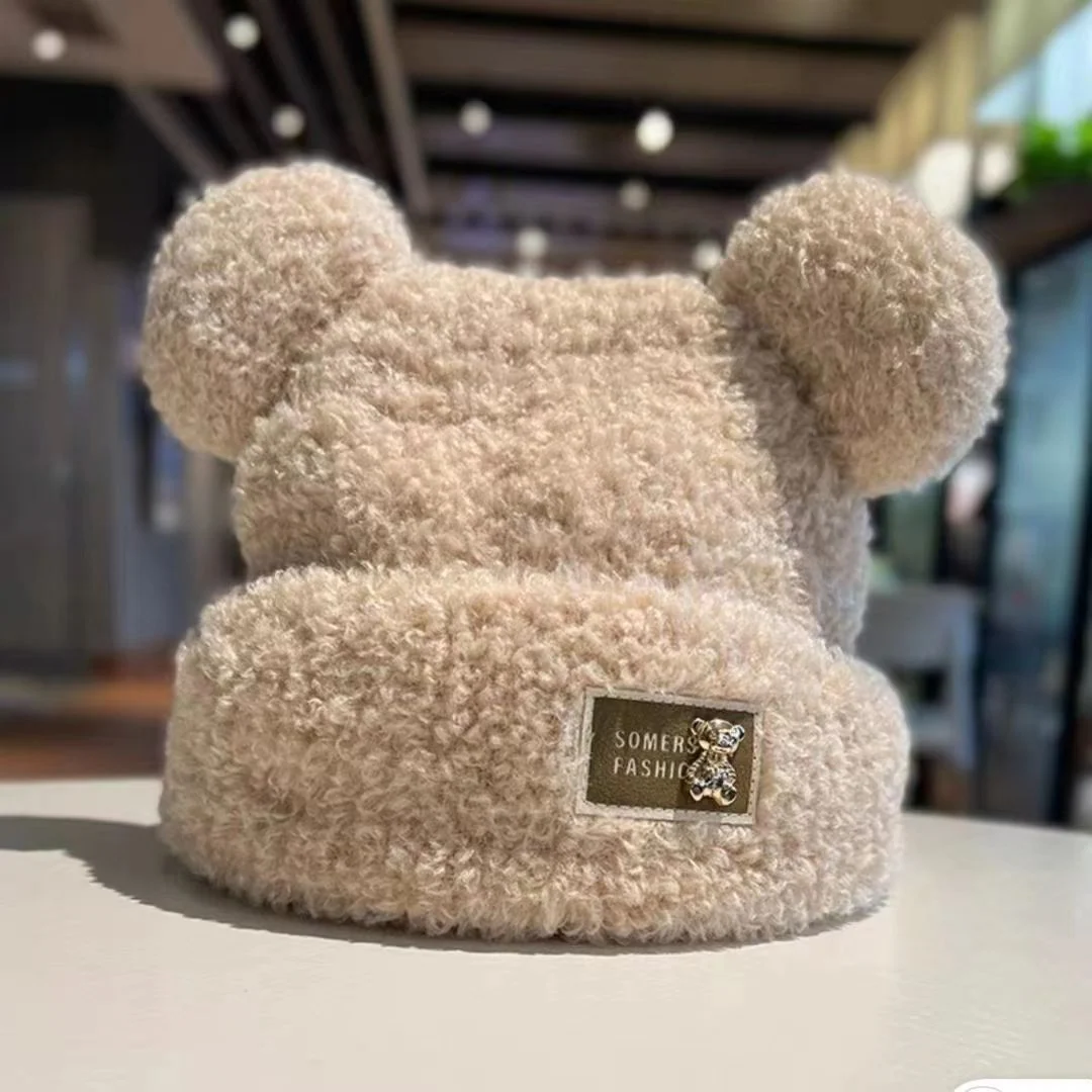 Warm Cute Bear Hat
