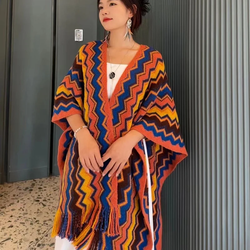 Warm Ethnic Shawl