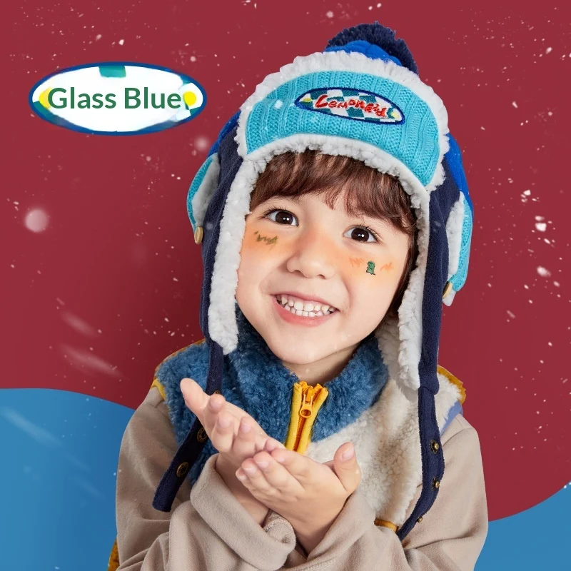 Warm Fleece-Lined Kids' Cap with Earflaps