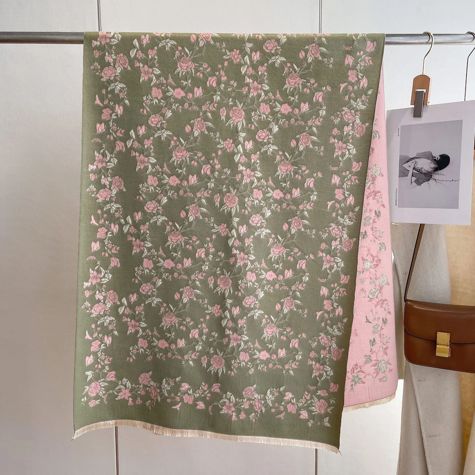 Warm Floral Scarf