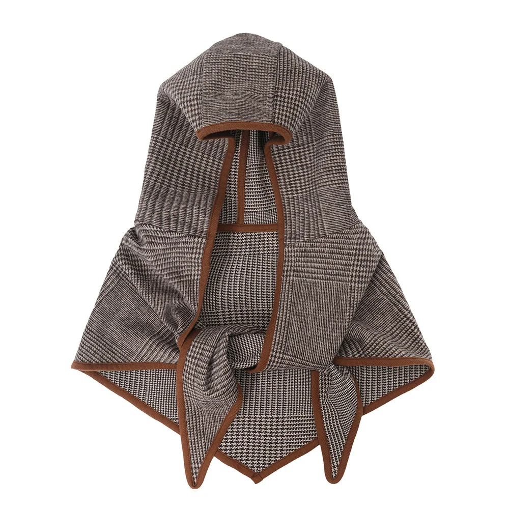 Warm Houndstooth Shawl