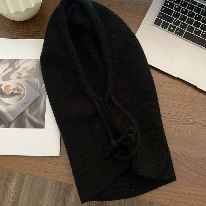 Warm Knit Scarf Hat