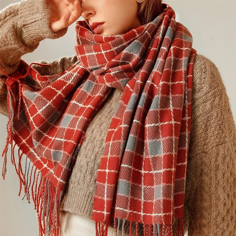 Warm Knitted Scarf