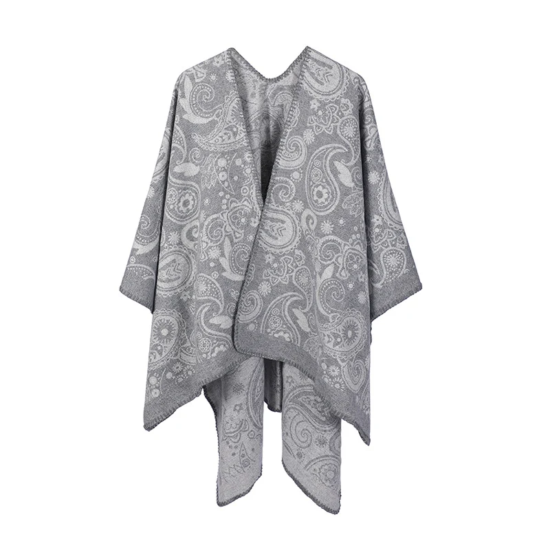 Warm Paisley Shawl Wrap