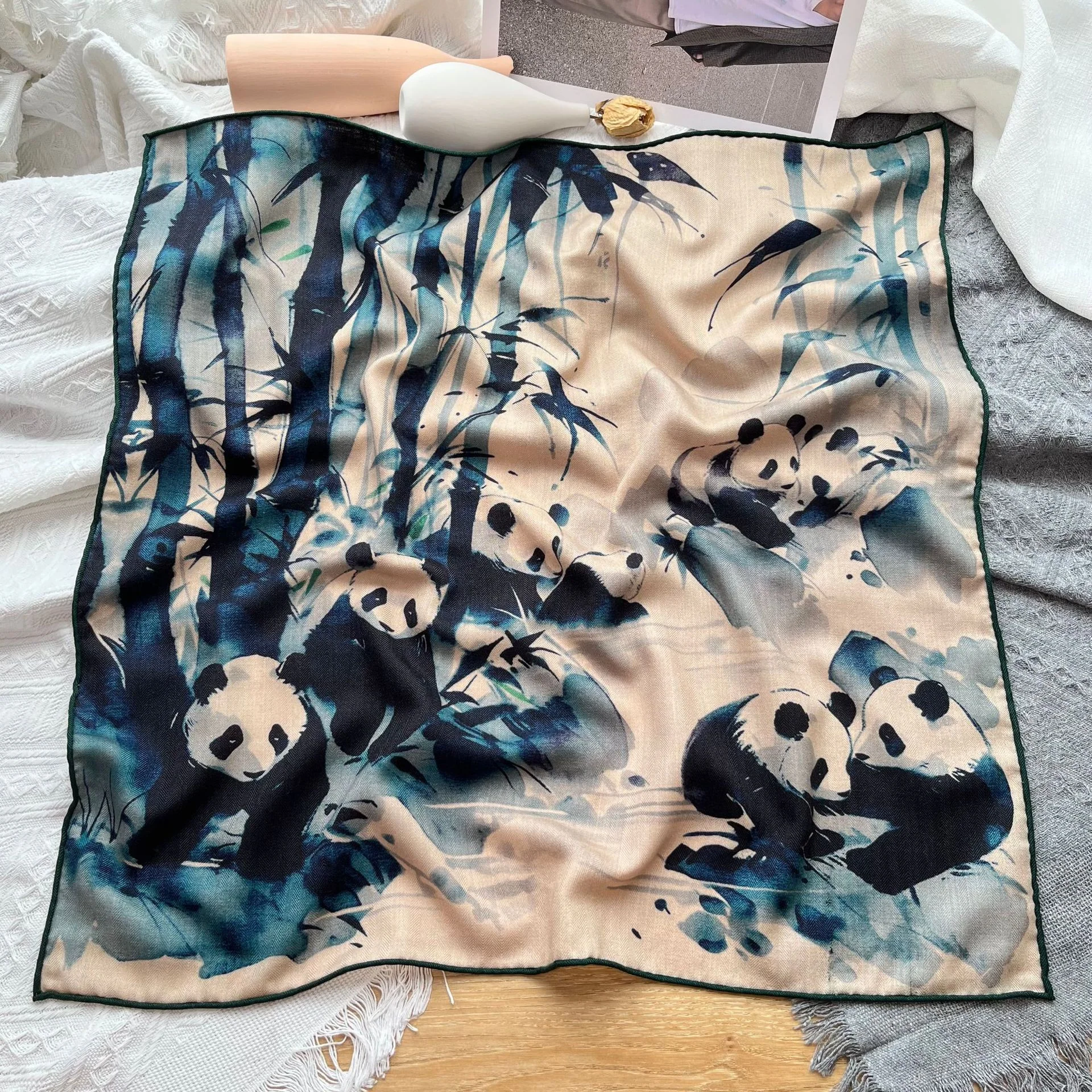 Warm Panda Scarf