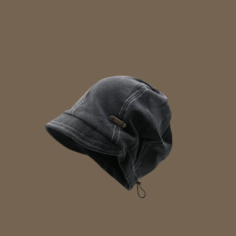 Warm Plaid Cap