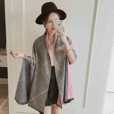 Warm Plaid Scarf
