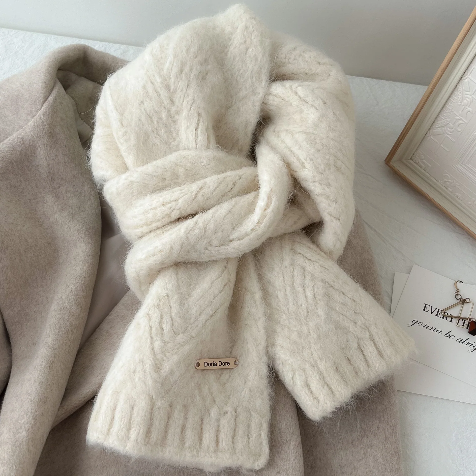 Warm Plaid Scarf for Winter