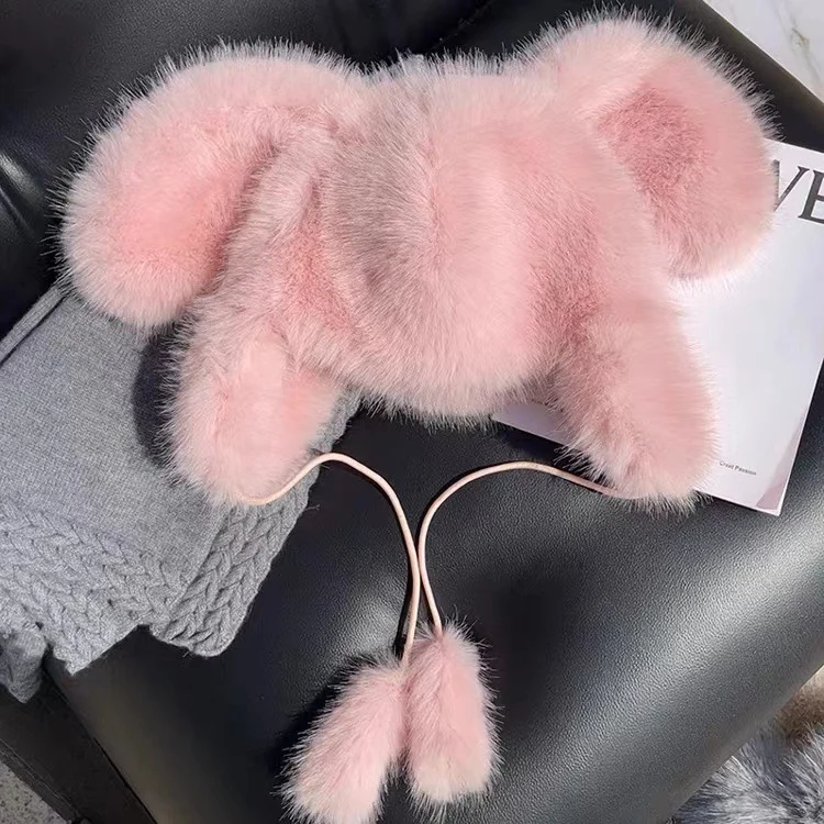 Warm Rabbit Ears Hat