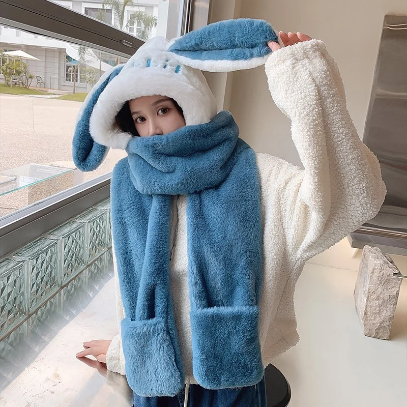 Warm Rabbit Ears Set