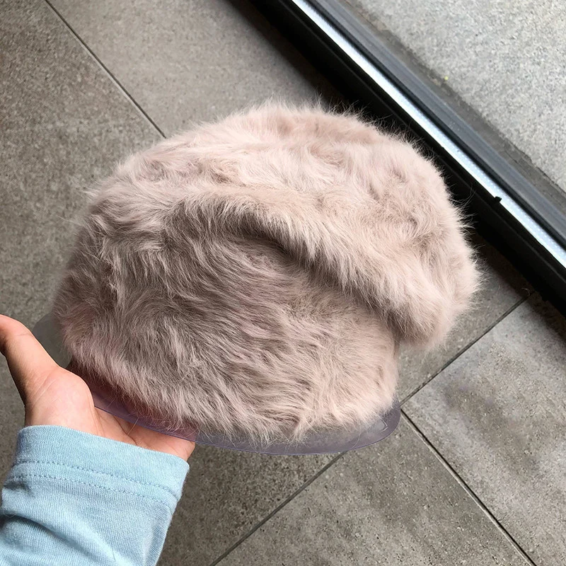 Warm Rabbit Fur Cap