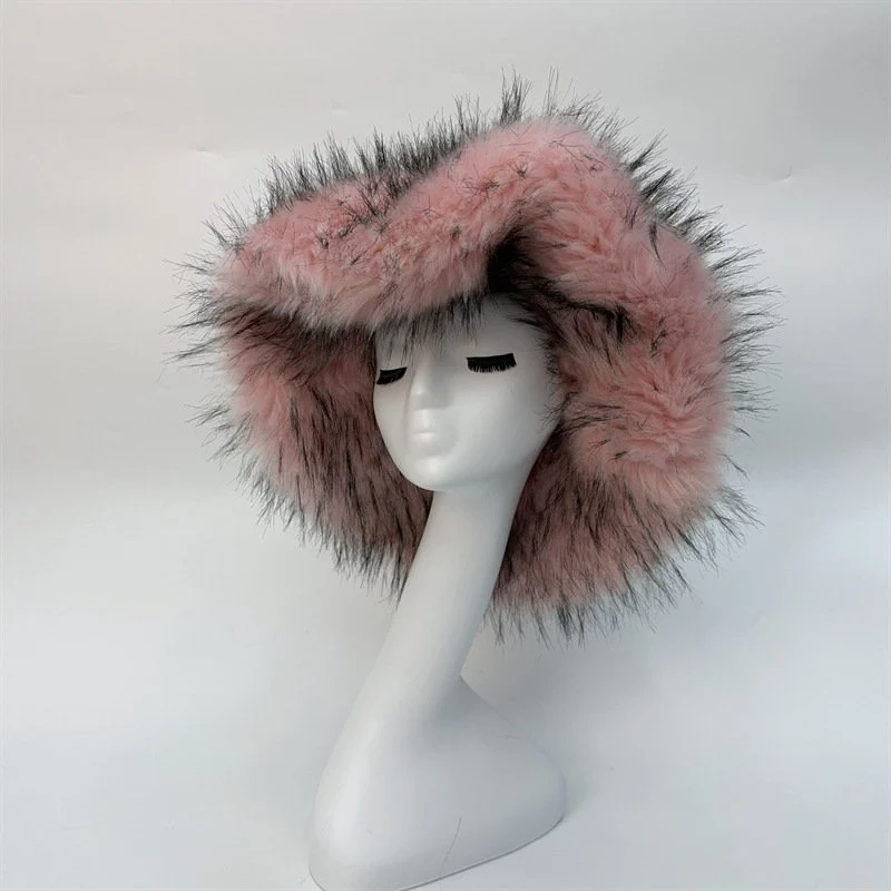 Warm Raccoon Fur Hat