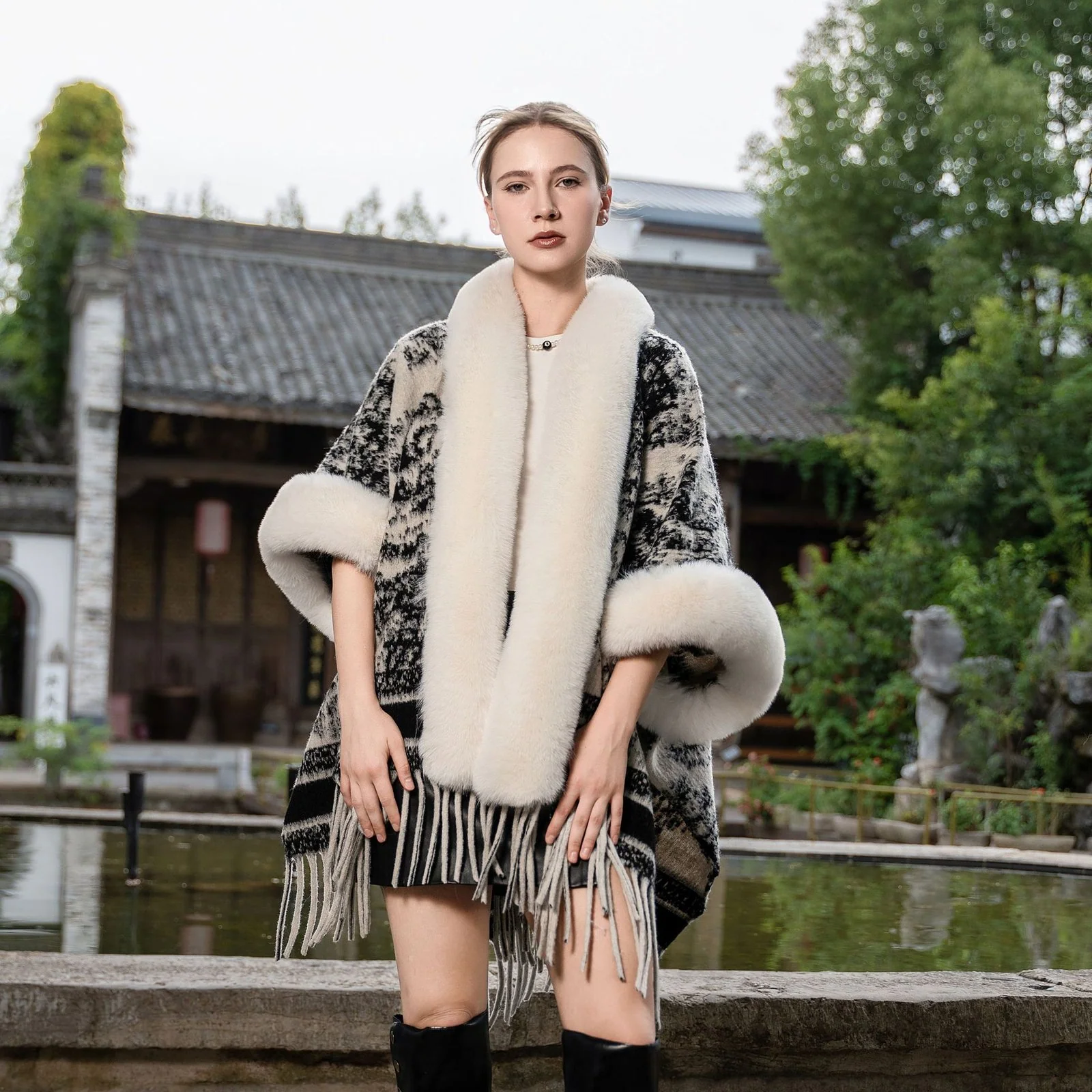 Warm Shawl Cape