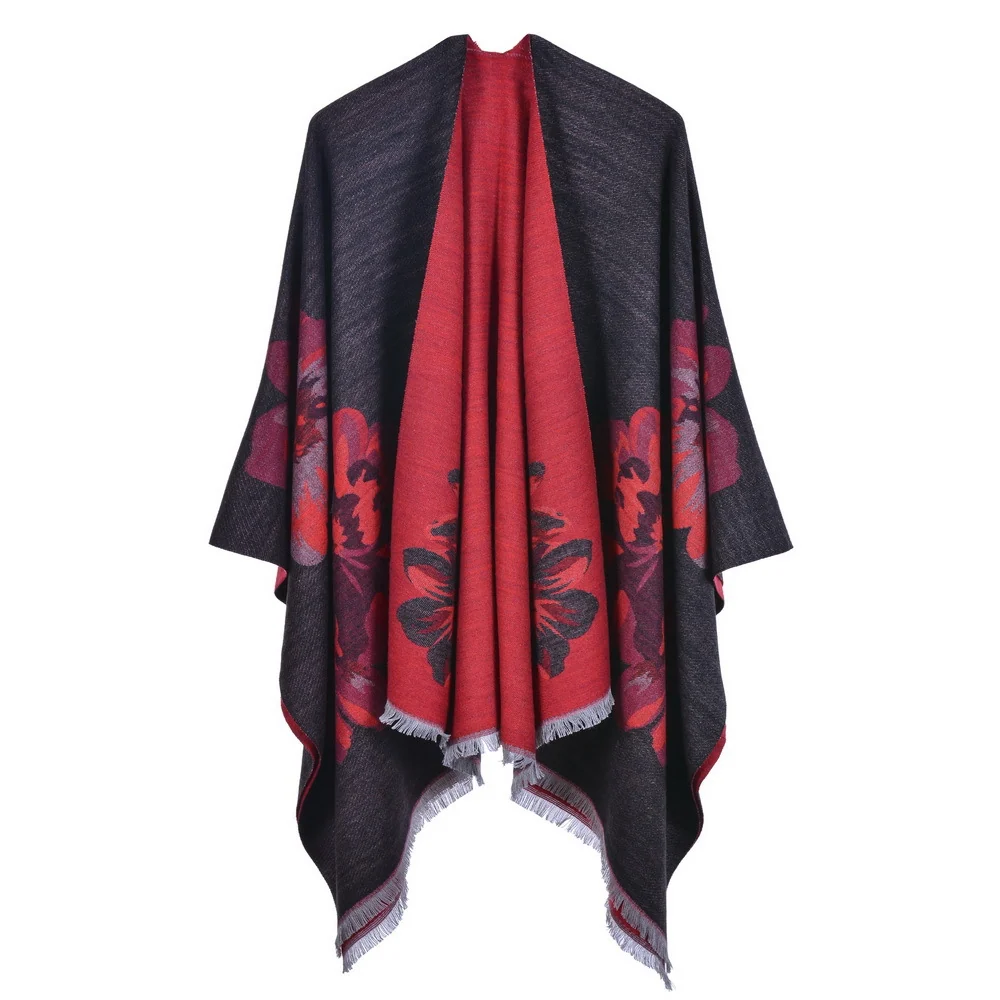 Warm Split Shawl