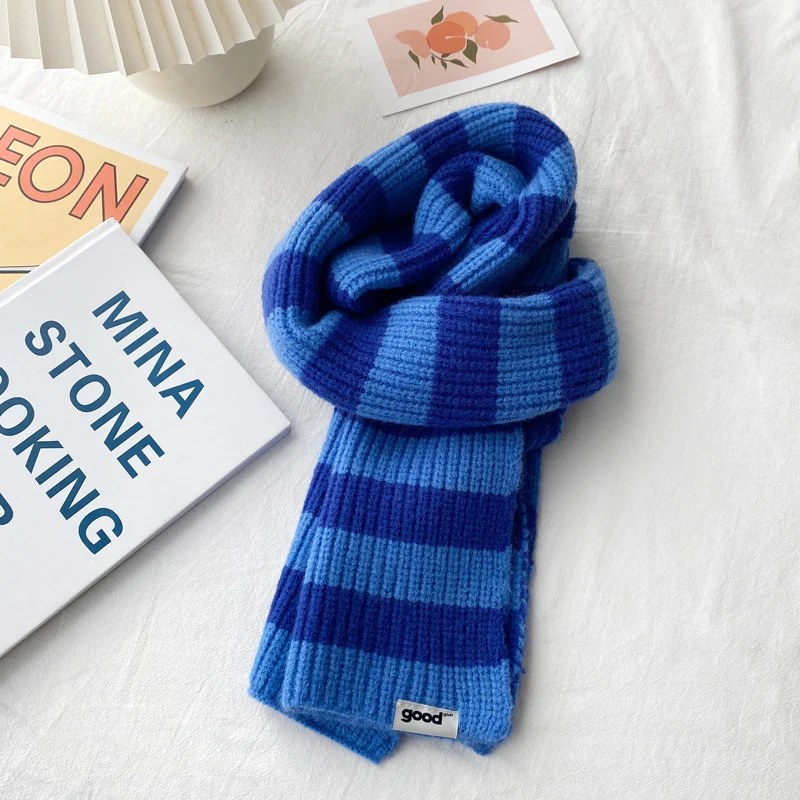 Warm Striped Scarf