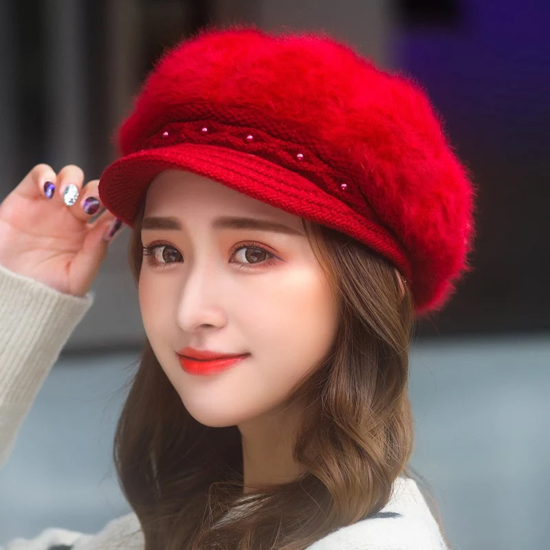 Warm Velvet Beret