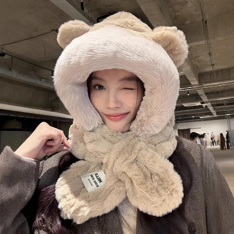 Warm Winter Scarf Hat