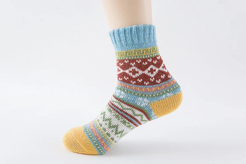 Warm Women's Rabbit Wool Socks for Cold Weather
