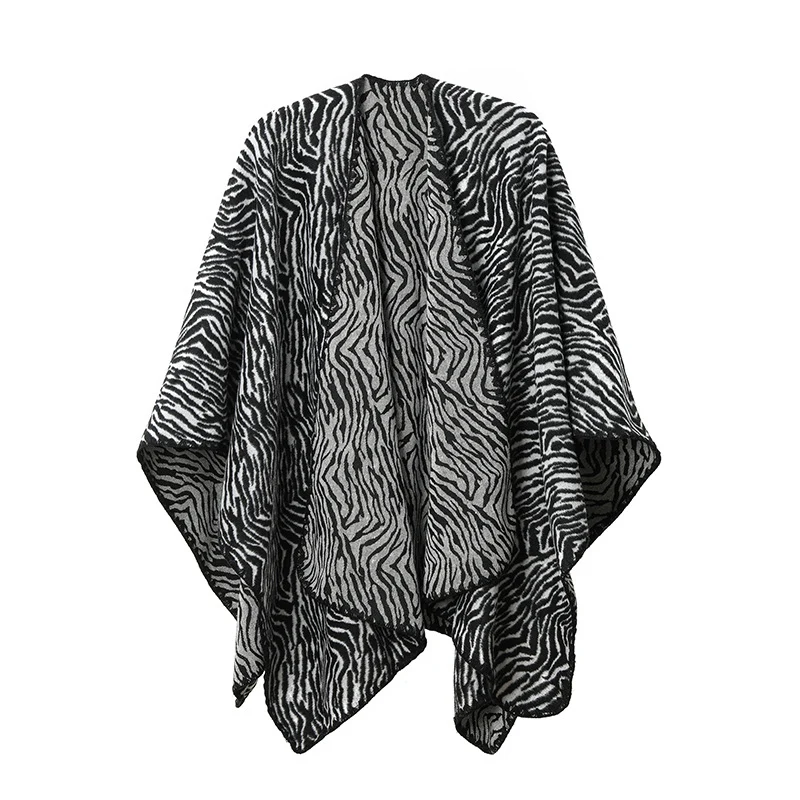 Warm Zebra Shawl