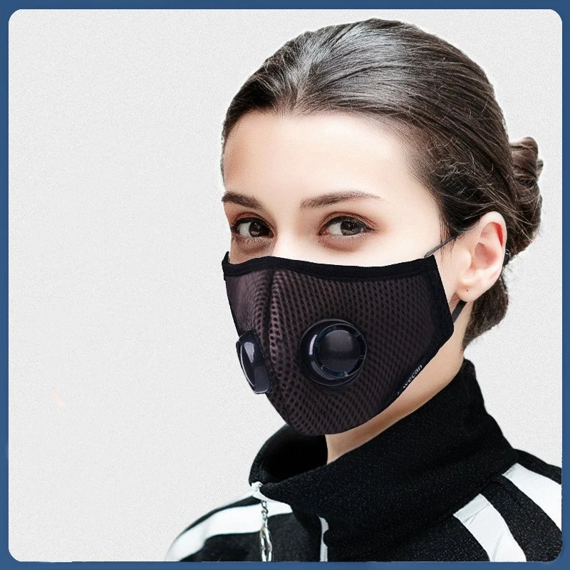 Washable Face Mask with Replaceable Filter for Air Purification