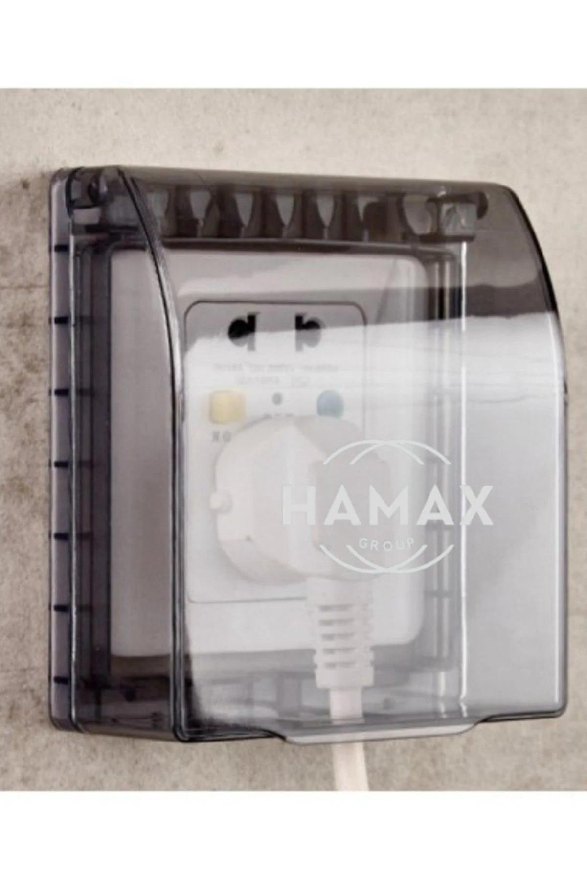 Indoor waterproof socket cover for single sockets