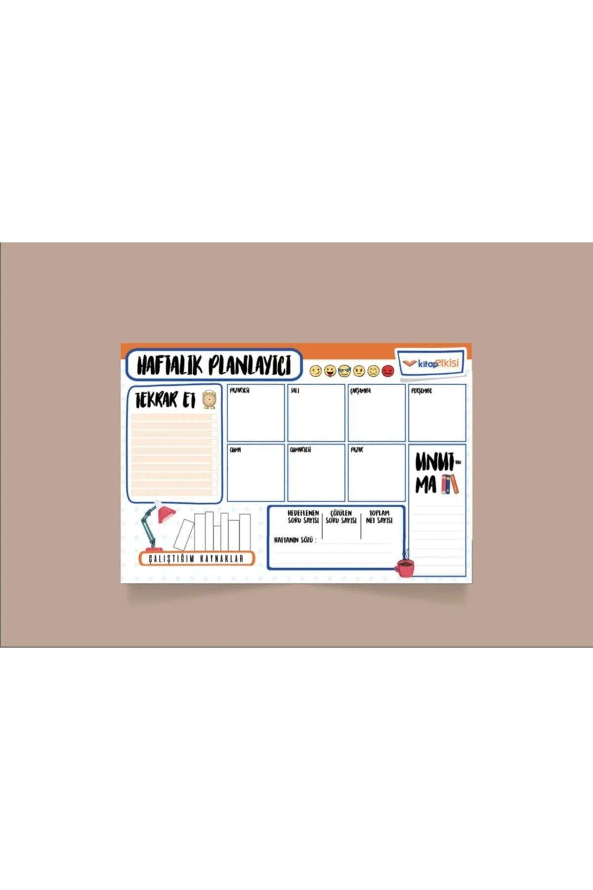 Weekly Planner – 7-Day Organizer Notebook