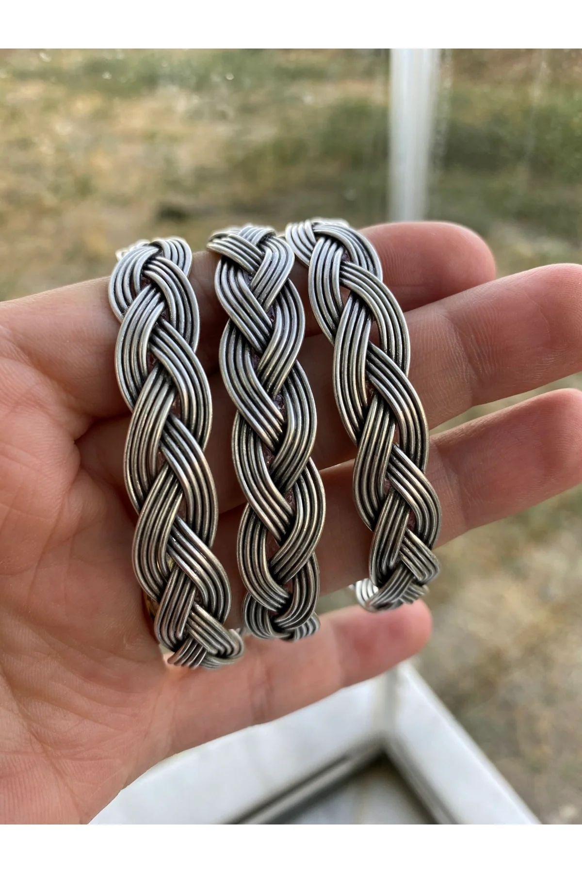 Handcrafted Open-Back Copper Energy Bracelet for Men and Women