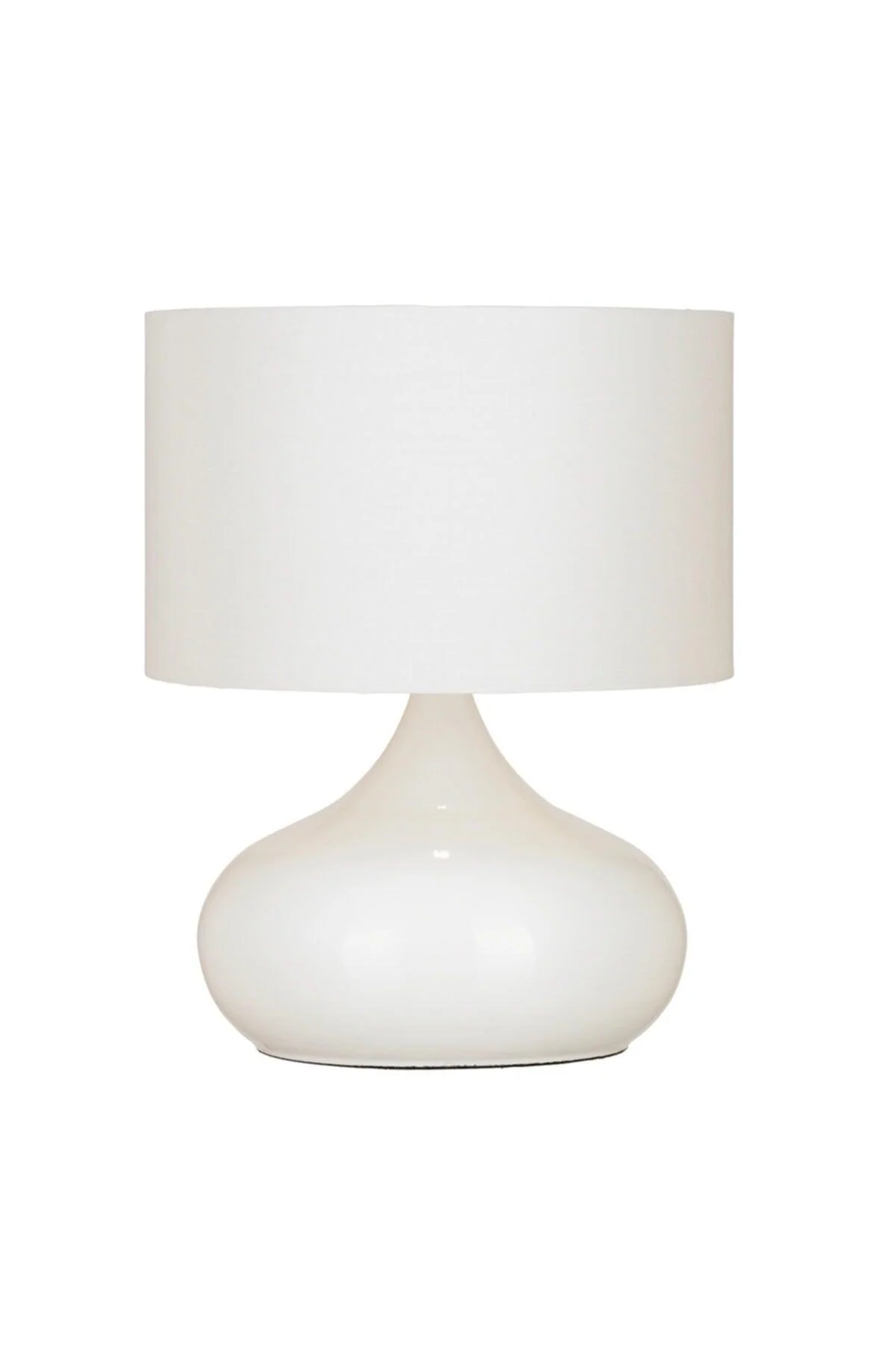 White Fabric Pendant for Ellipse Table Lamp