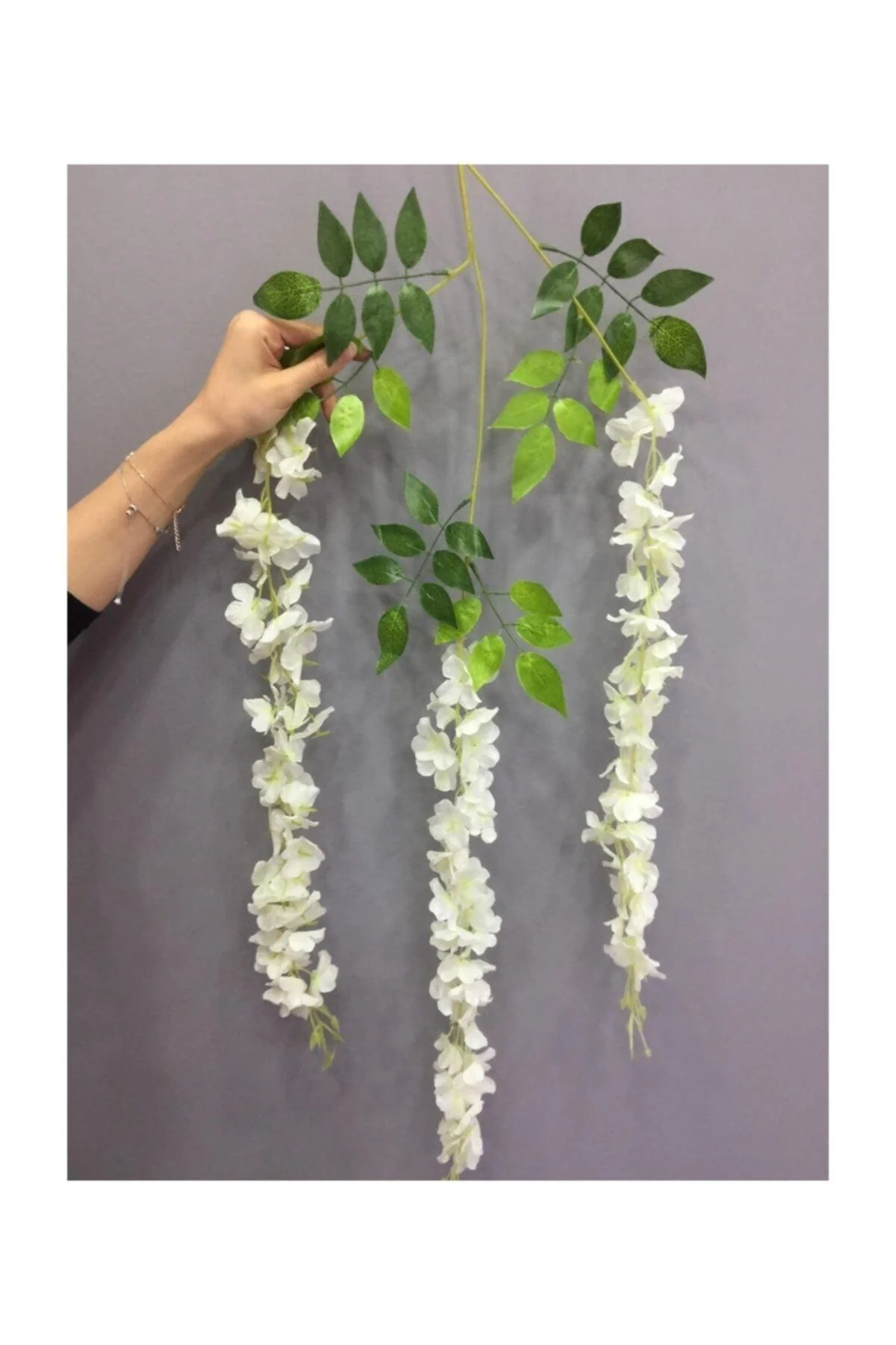 White Hanging Hyacinth for Home Decor