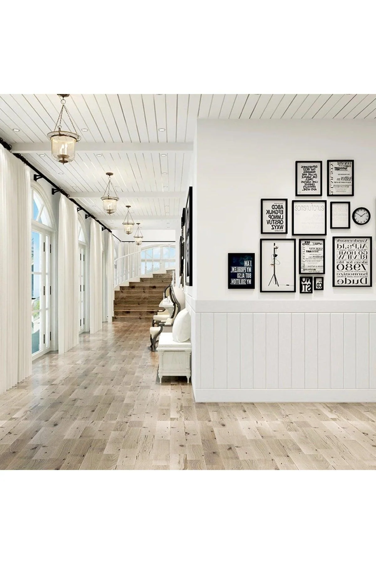 3D White Self-Adhesive Foam Wall Panel