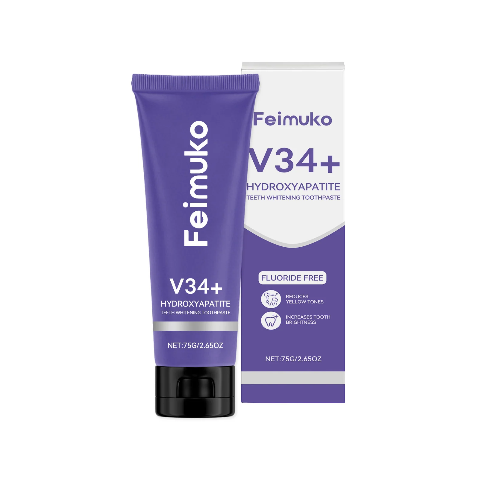 Whitening & Stain Removing Toothpaste, 75g, 1 Box