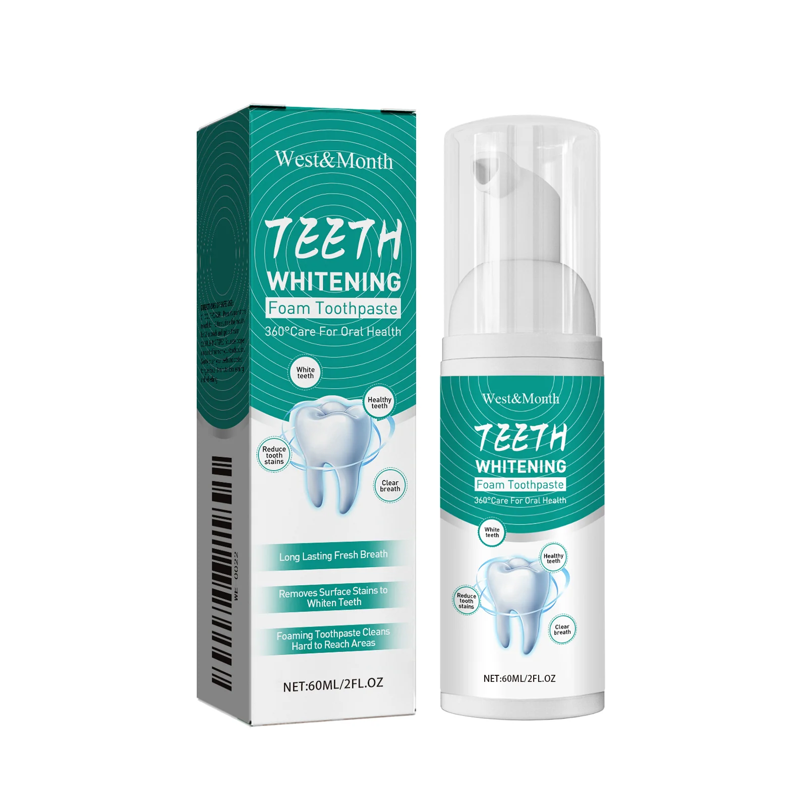 Whitening Toothpaste Foam 60ml