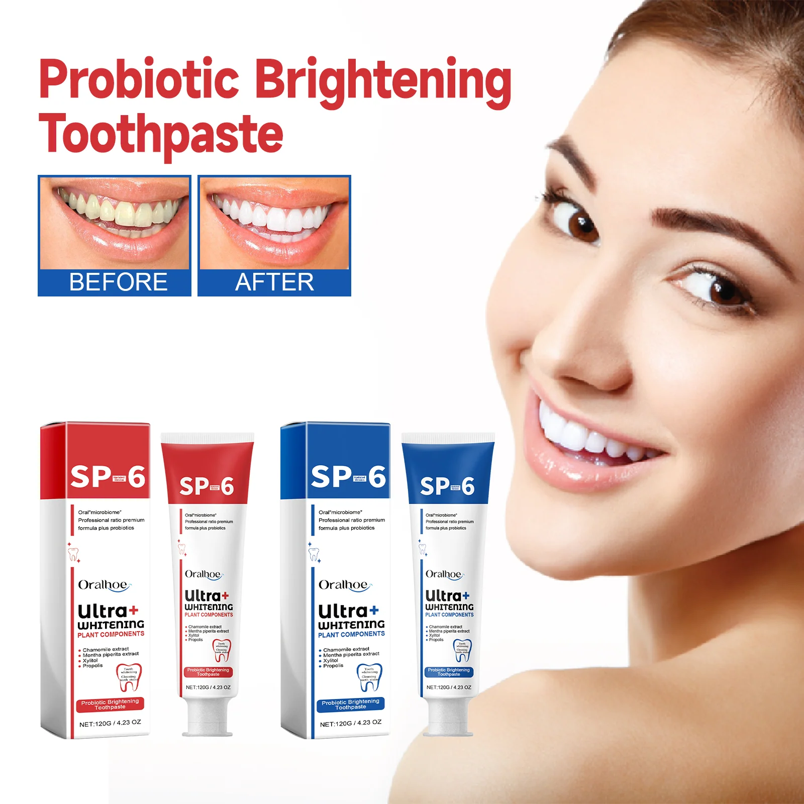 Whiter Smile Probiotic Toothpaste 120g