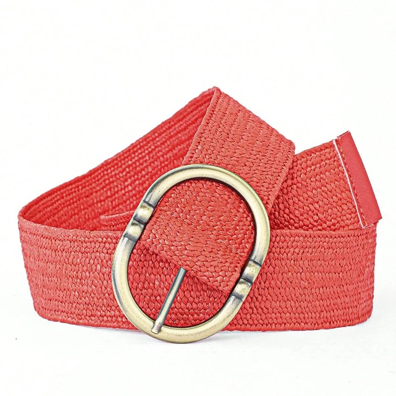 Wide Boho Belt with Pin Buckle
