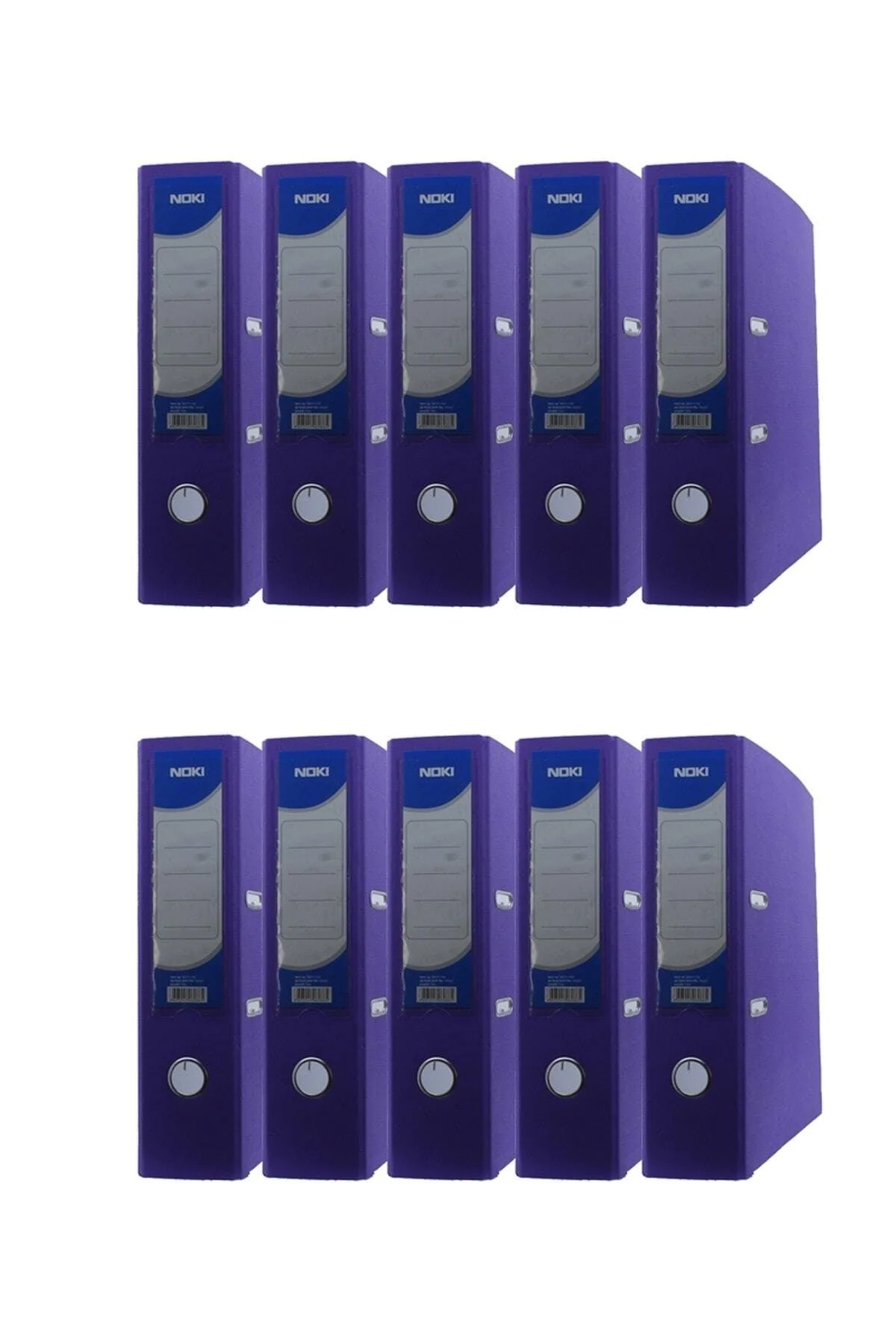 Purple plastic folders set of 10 for document storage