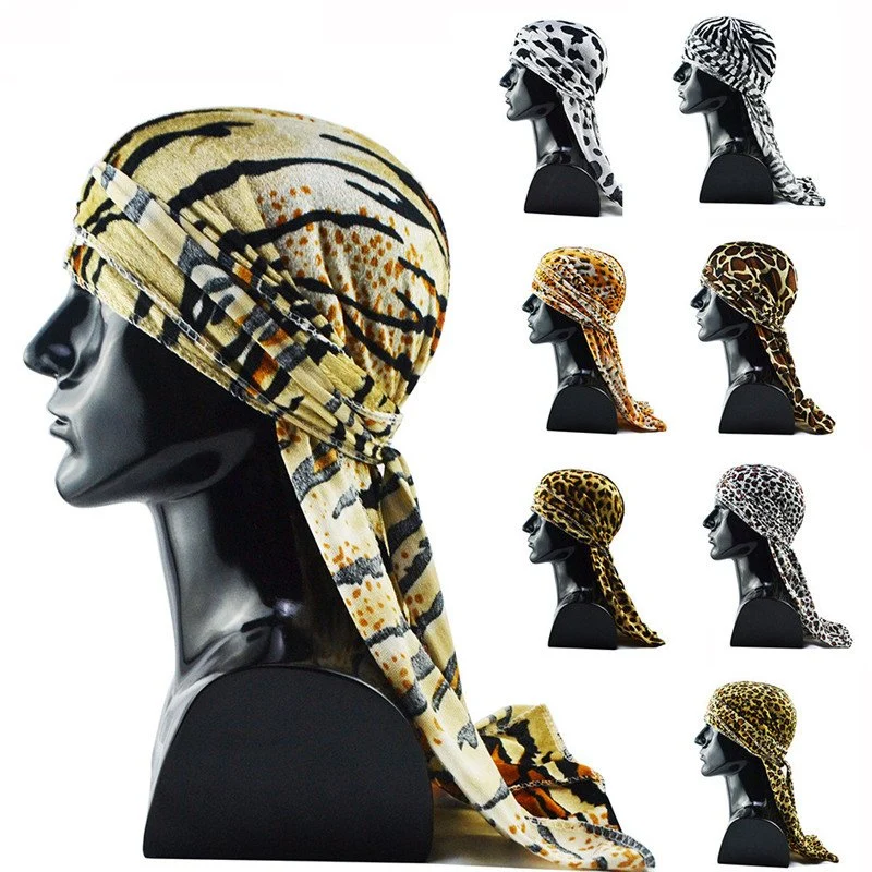 Wild Print Scarf Hat