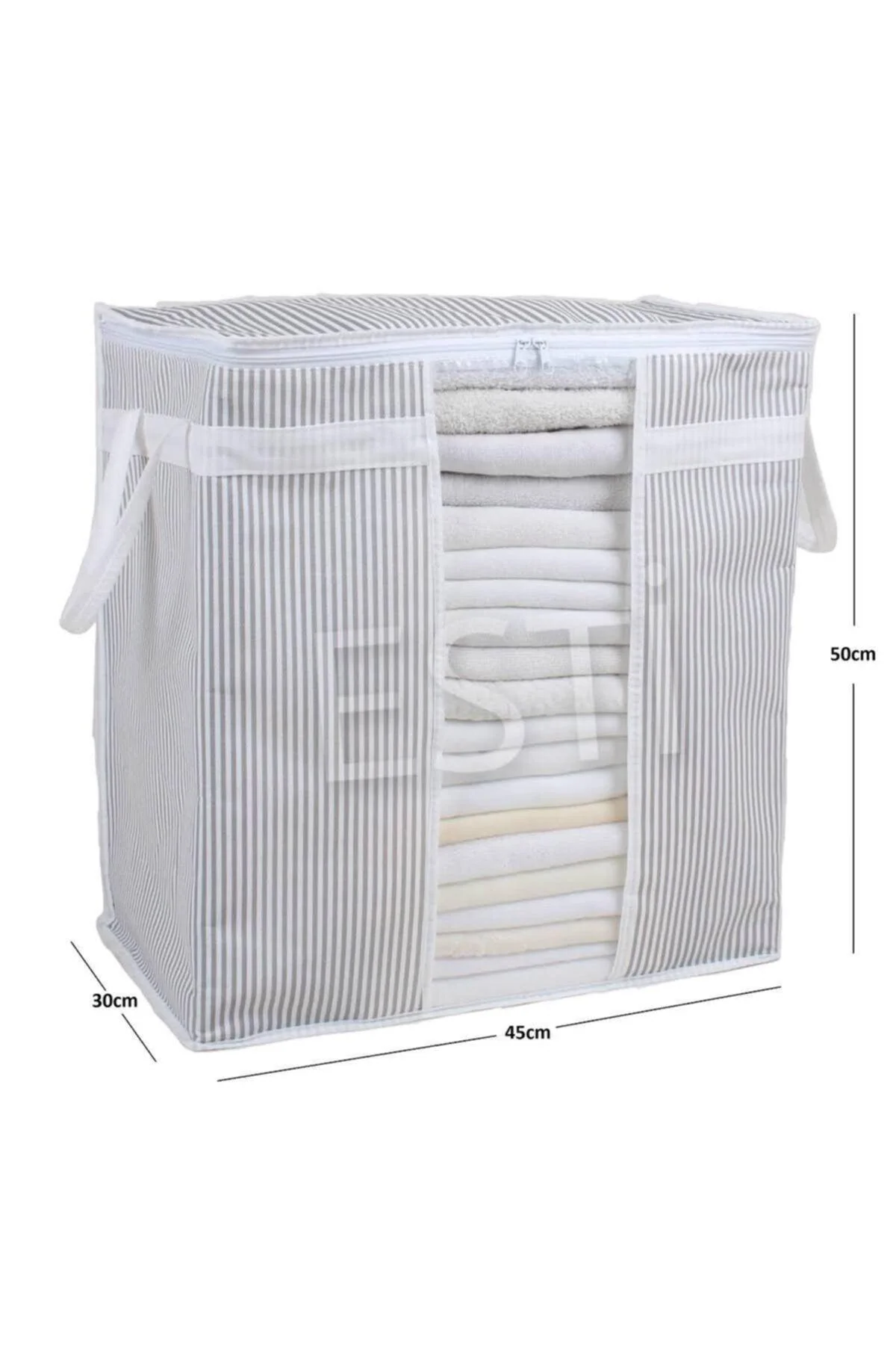 Clear Window Storage Bag for Clothes and Fabrics, 50 x 45 x 30 cm