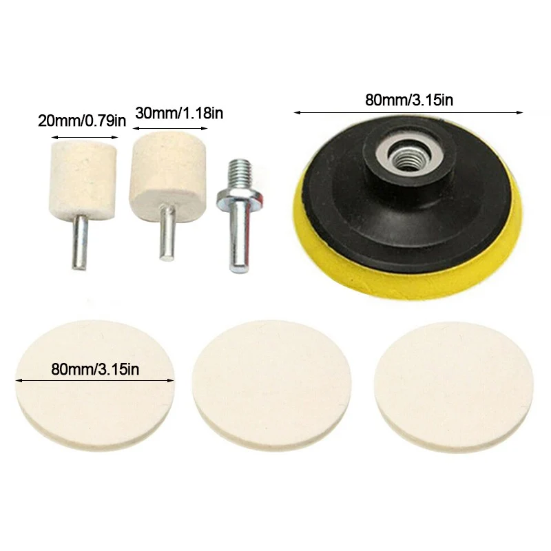Windscreen Scratch Remover Kit - 7PCS Set