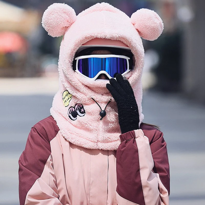 Winter Windproof Face Mask Helmet Cap
