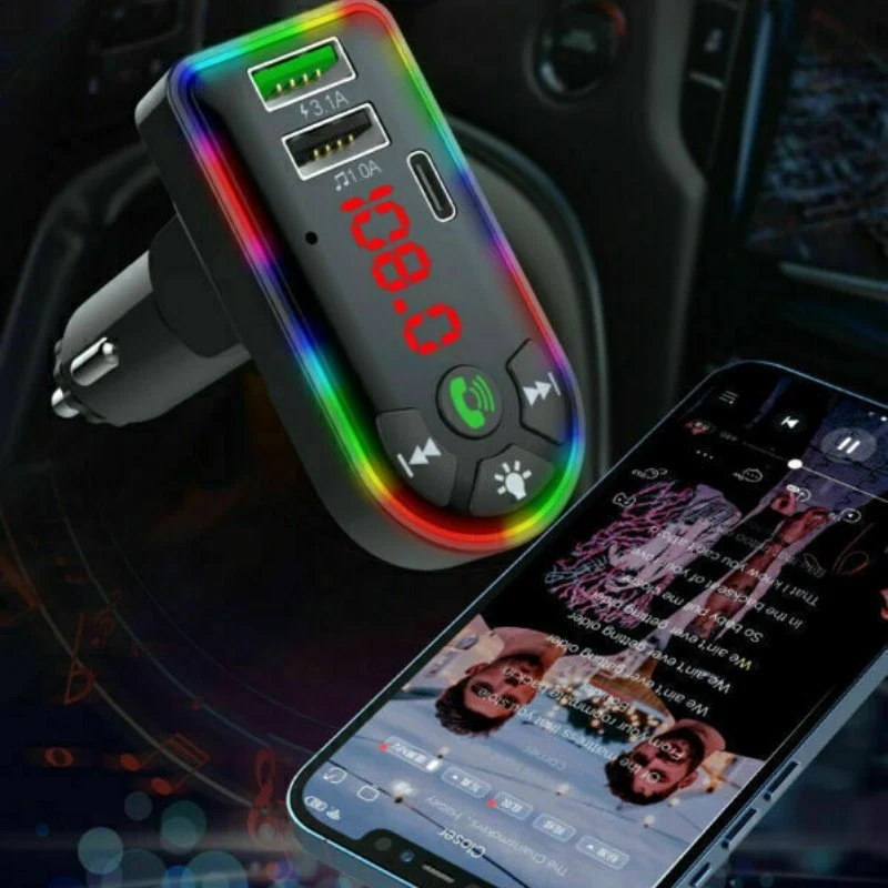 Wireless Car Bluetooth 5.0 FM Transmitter