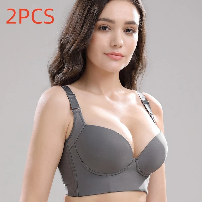 Wireless Plus Size Push Up Bra for Beautiful Back Support