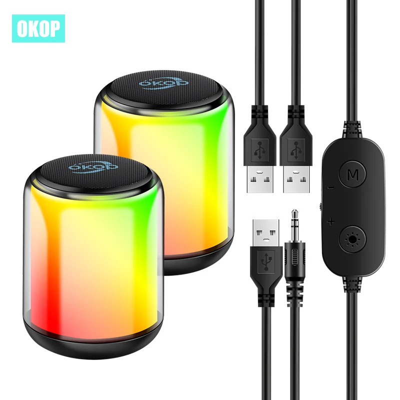 Wireless Stereo Speakers with Deep Bass